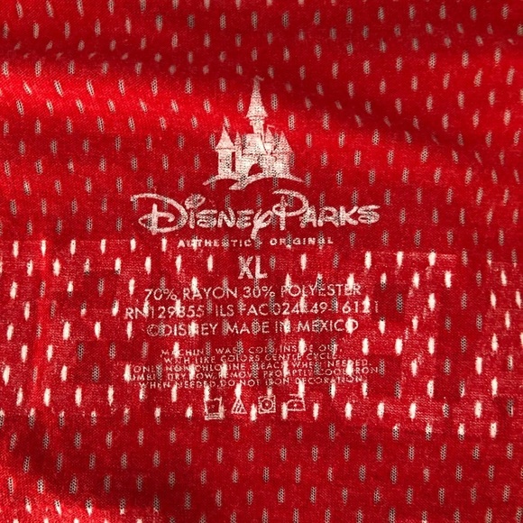 DISNEY MINNIE MOUSE XL red ringer t-shirt vintage - Picture 6 of 6